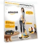 Превью 6000mAh Battery Electric Mop with Smart Display and LED Light — Cordless Vacuums & Sweepers, qimedo