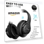 Превью Bluetooth Headphones Over Ear, 65 Hours Playtime with Deep Bass — In-Ear Headphones, KVIDIO