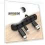 Превью Silicone Cable Clips Organizer with 3M Adhesive - 2 Pack (5 & 3 Slots) — Cable Organizers, INCHOR