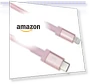 Превью Nylon Braided USB-C to Lightning Charger Cable, MFi Certified, 6 Foot — Lightning, Amazon Basics