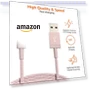 Превью Nylon Braided USB-C to Lightning Charger Cable, MFi Certified, 6 Foot — Lightning, Amazon Basics