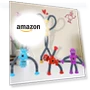 Превью Suction Cup Robot Toy for Kids - 4 Pack Sensory Pop Tubes Robots — Infant & Early Childhood Playthings, Limpskys