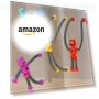 Превью Suction Cup Robot Toy for Kids - 4 Pack Sensory Pop Tubes Robots — Infant & Early Childhood Playthings, Limpskys