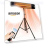 Превью Infrared Patio Heater, 1500W Electric Outdoor Heater with Remote Control — Portable Heating Solutions, Paraheeter