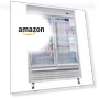 Превью Commercial Refrigerator 2 Section 2 Glass Door Stainless Steel Display Refrigerator — Drink Coolers, Camellia River