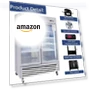 Превью Commercial Refrigerator 2 Section 2 Glass Door Stainless Steel Display Refrigerator — Drink Coolers, Camellia River