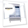 Превью Commercial Refrigerator 2 Section 2 Glass Door Stainless Steel Display Refrigerator — Drink Coolers, Camellia River