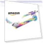 Превью Tie Dye Foldable Scooter with Light Up Wheels — Balance Bikes, Ozbozz
