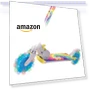 Превью Tie Dye Foldable Scooter with Light Up Wheels — Balance Bikes, Ozbozz
