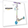 Превью Tie Dye Foldable Scooter with Light Up Wheels — Balance Bikes, Ozbozz