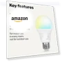 Превью Smart Indoor LED Light Bulb — LED, Amazon Basics