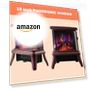Превью 18" Panoramic Window Electric Wood Stove Fireplace with Flame Effect — Electric Heating Solutions, SheerAIRE