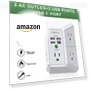 Превью Surge Protector with 5 Outlet Extender and 4 USB Charging Ports — Power Solutions & Surge Protection, QINLIANF