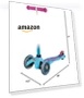 Превью Mini Deluxe Three Wheeled Scooter — Push Scooters, Micro