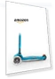 Превью Three Wheeled Lean-to-Steer Scooter with Light-Up Wheels — Push Scooters, Micro