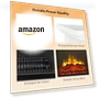 Превью Freestanding Electric Fireplace Stove Space Heater with Realistic Flame — Tabletop Fireplaces, Bonnlo