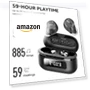 Превью Hybrid Active Noise Cancelling Wireless Earbuds — In-Ear Headphones, TOZO