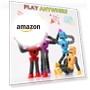Превью Sensory Robot Toys 4pk - Top Pop Tubes Fidget — Stress Relievers, NUTTY TOYS
