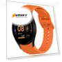 Wavy Grain Stitched Quick Release Silicone Watch Band — Bands, Samsung