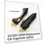 Превью Replacement Car Cigarette Lighter Power Plug DC Adapter Charger — Cigarette Lighters & Parts