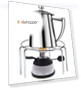 Mini Gas Burner with Ceramic Flame Head — Portable Cooking Solutions