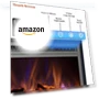 Превью Electric Fireplace Insert with Metal Trim Kit — Tabletop Fireplaces, Kentsky