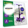 Превью Foldable Seat Kids Scooter with LED Wheel Lights — Push Scooters, Lifemaster