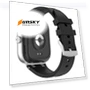 Превью Silver Metal Connector Silicone Watch Band — Bands, Xiaomi