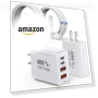 Превью 10FT USB C to C Woven Cable with 40W 4 Port PD&AC Charger Block — Chargers, Shenzhen Xihuida Electronics Co., Ltd.