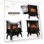 Превью Electric Fireplace Stove — Portable Electric Heaters, COSTWAY