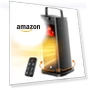 Превью Portable Space Heater with Fireplace Flame Effect — Portable Heating Solutions, BJOP