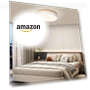 Превью Dimmable LED Close to Ceiling Light with Minimalist Wood Oak Design — Overhead Lighting, WOKNOS