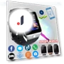 Digital Touch Screen Smart Watch Bracelet — Wearable Accessories, Technology Convenience
