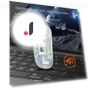 Transparent Silent Wireless Bluetooth Mouse with Rechargeable Feature for Laptops — Mouse Pads, Premium Choice