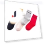 Moisture Mesh Socks Set of 5 — Athletic, nicoJAPAN