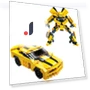 2 in 1 Robot Yellow Car Building Blocks Set — Construction Kits, VeryGoodToy