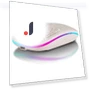 Rechargeable Silent Bluetooth Mouse with Diamond Inlay — Mouse Pads, Queen mall