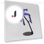 Mobile Doll Stand — Display Stands, Salted Chicken