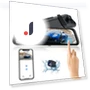 4K WiFi Mirror Dash Cam — Rearview Cameras for Cars, Timeless Home