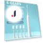 Electric Toothbrush with 4 Brush Heads — Electric Toothbrush Heads, moxia