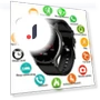 Smart Watch with Full Touch Screen — Smartwatches, Wula Mall