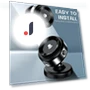 Magnetic Vacuum Car Phone Mount — Dashboard Installation Kits, JOHO