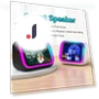 Smart Bluetooth Speaker with Large Screen — Portable Audio, ZJM Mall