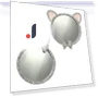 Smart Talking Pair, 15 Years. Silver Mirror 'Bear' + Silver Mirror 'Rabbit' — Interactive, Board M Factory