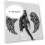 Angel Wings Metal Wall Art with LED Lights — Overhead Lighting