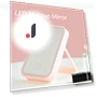 LED Makeup Mirror with Transparent Touch Light and Micro USB Control — Handheld, dooob