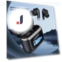 Wireless Earbuds with LED Touch Screen — In-Ear Headphones, Andoer