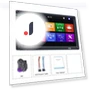2 Din Car Radio with Touchscreen — Car Installation Essentials, HOME-Auto-001