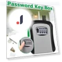 Wall Mount Smart Safe with Password, Plastic Lock for Key Storage, Weatherproof 4-Digit Combination Key, Secure Password... — Lock Boxes, Refreshing Home