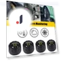 Tire Pressure Monitoring System Bluetooth TPMS External Sensors — TPMS Sensor Replacements, World Auto Parts